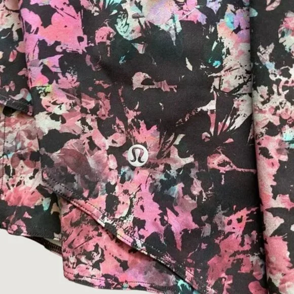 Lululemon Court Rival High-Rise Skirt – Stencil Blossom Red Multi – Size 6 - Picture 5 of 9